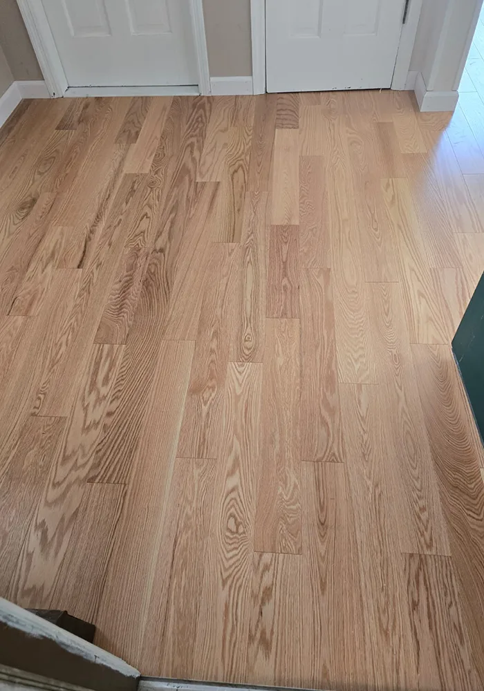 Pristine Hardwood Floors in Entryway