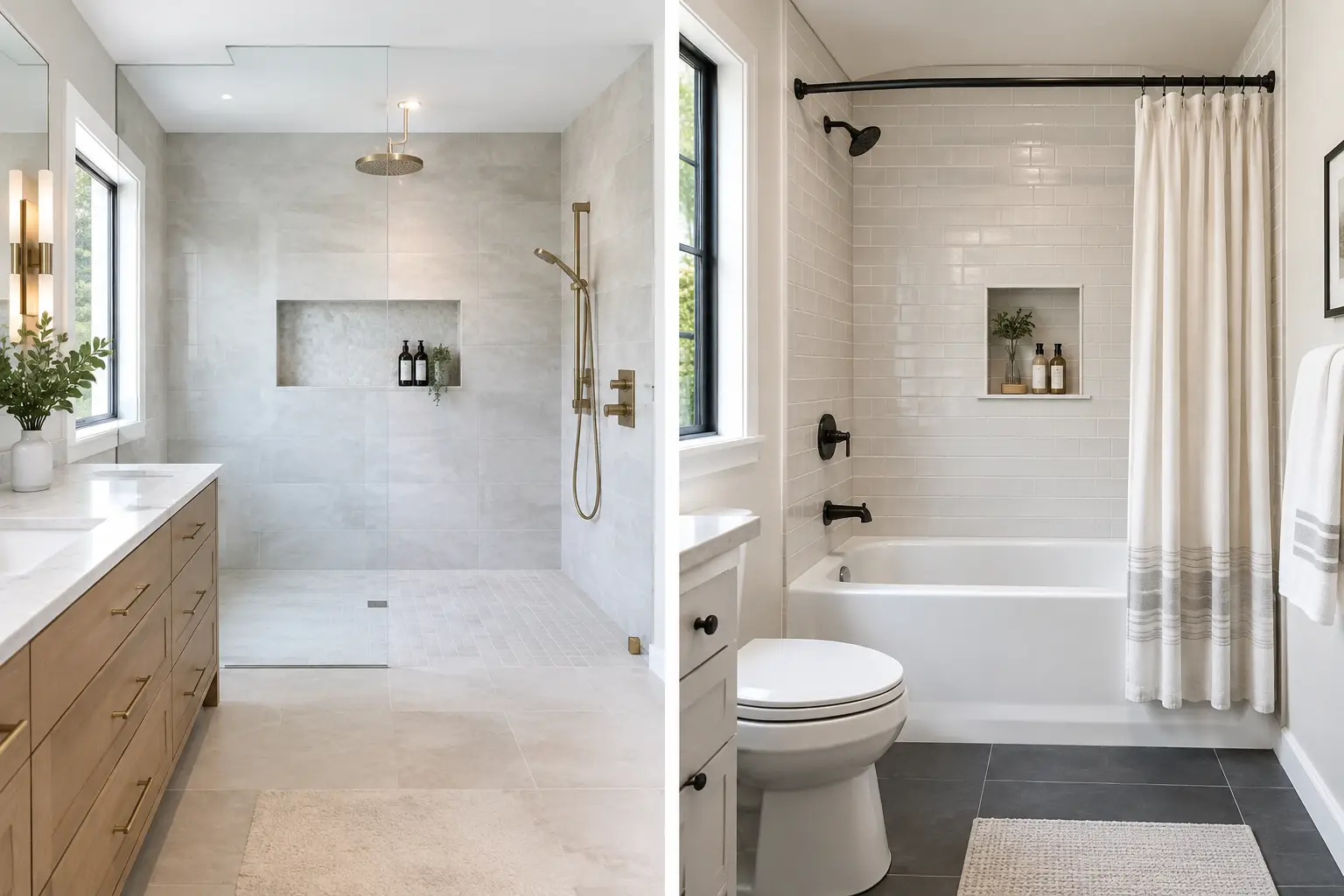 Wet Room Versus Tub Shower: Which Fits Your Home?